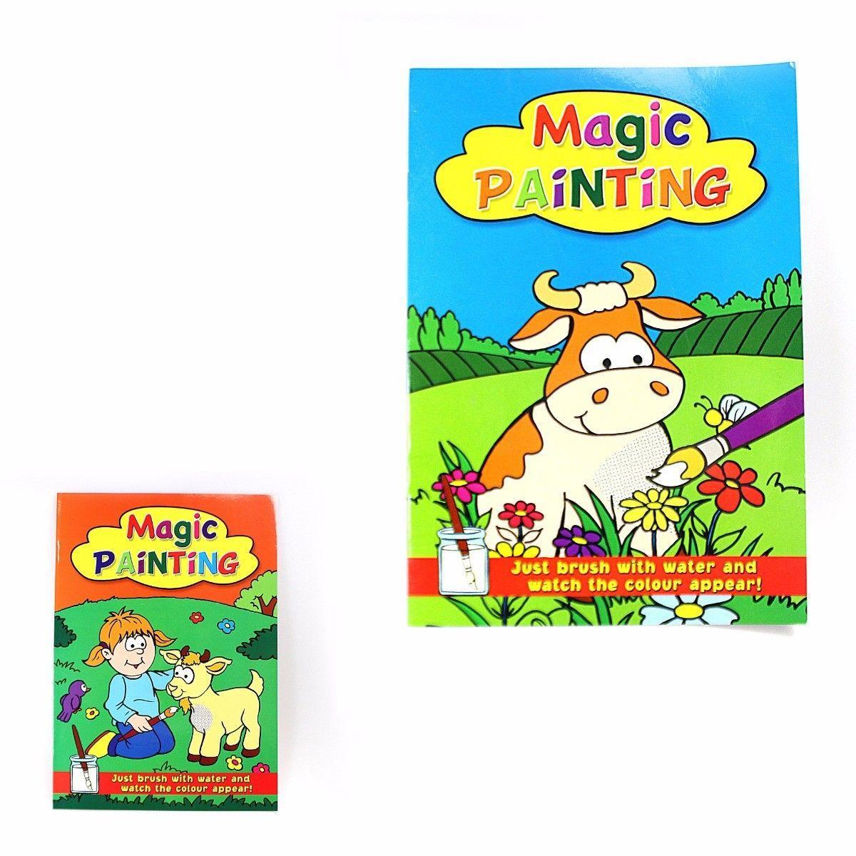 Children's Craft Magic Painting Book 1 & 2 A4 Size P2165 (Large Letter Rate)