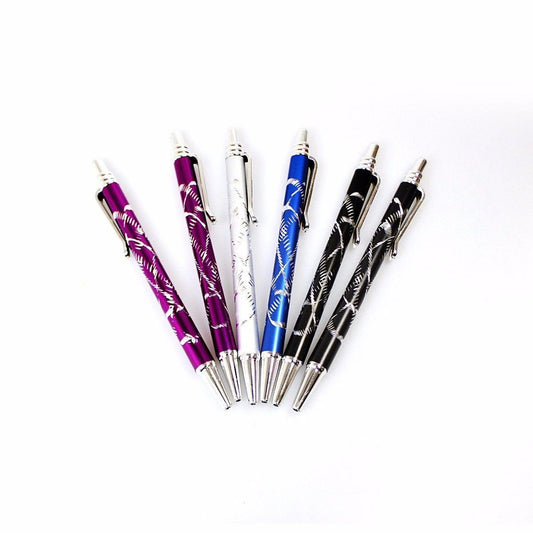 Pack Of 6 Shiny Ball Point Pens 1938 (Large Letter Rate)