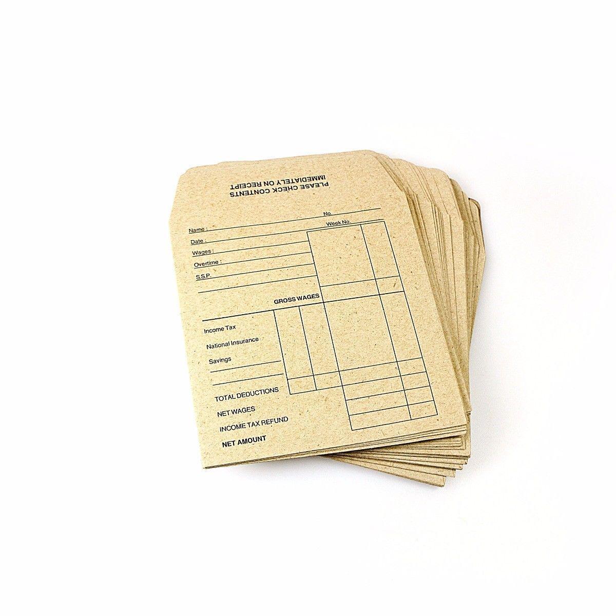 Pack Of 70 Wage Packet Envelopes Office 3200 (Parcel Rate)