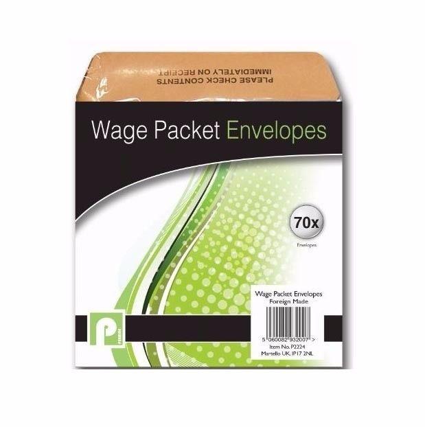 Pack Of 70 Wage Packet Envelopes Office 3200 (Parcel Rate)