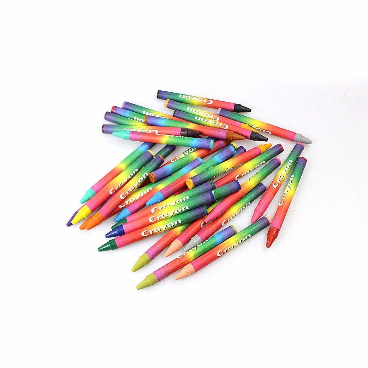 Childrens 36 Wax Crayons In Assorted Colours P2386 (Parcel Rate)