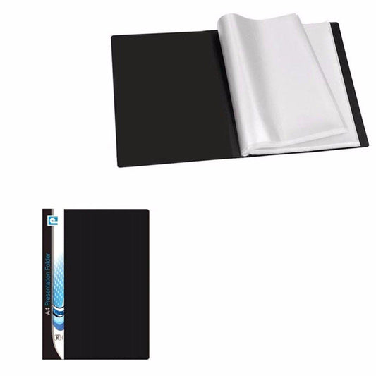 A4 Presentation Office Report Folder Attached Plastic Wallets Stationery 1700 (Parcel Rate)