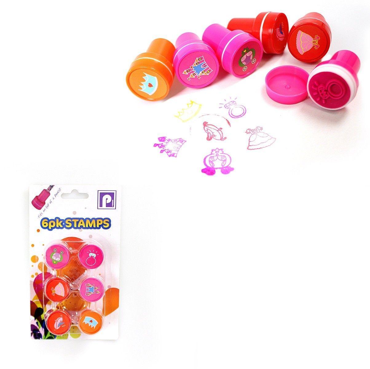 Childrens Fun 6 Pack Stamps Arts & Craft 3712 (Parcel Rate)