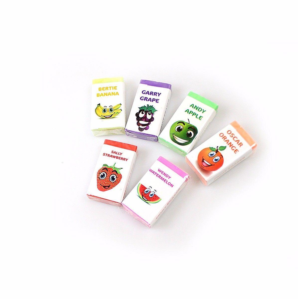 Scented Erasers In Fruit Character Packs Arts & Craft 3966 (Large Letter Rate)