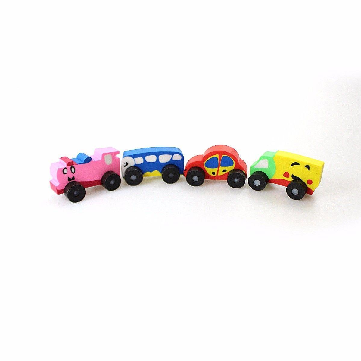 Childrens Fun Novelty Vehicles 4 Pack Stationery Home Arts & Crafts 3968 (Large Letter Rate)