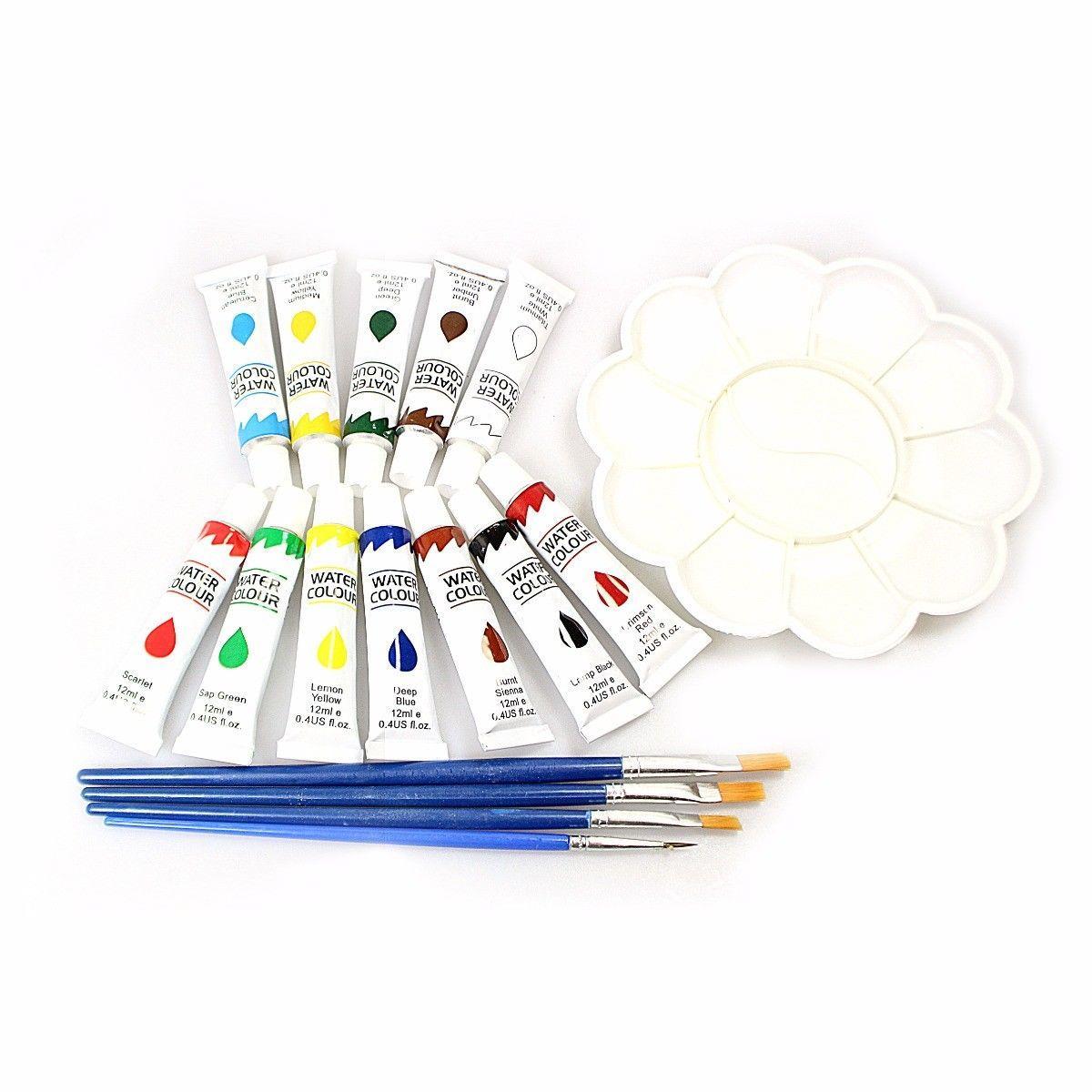 12 Pack Freshwater Artistic Colour Paints With Brushes and Palette Included   1550 (Large Letter Rate)