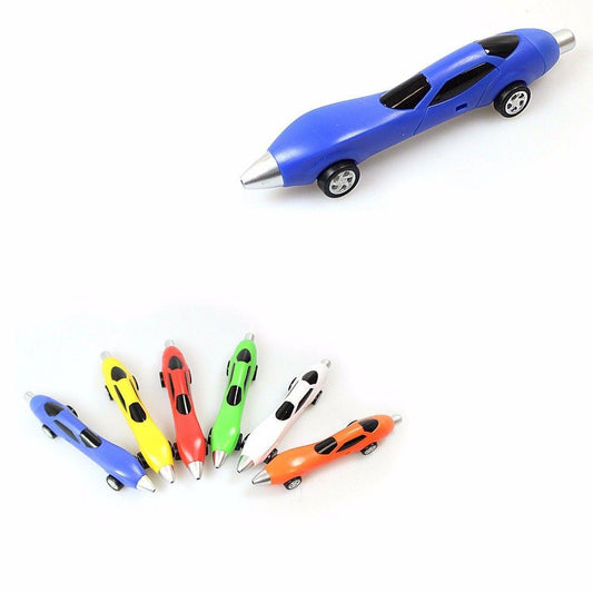 Car Shaped Stationary Pen Assorted Colours 1736 (Parcel Rate)