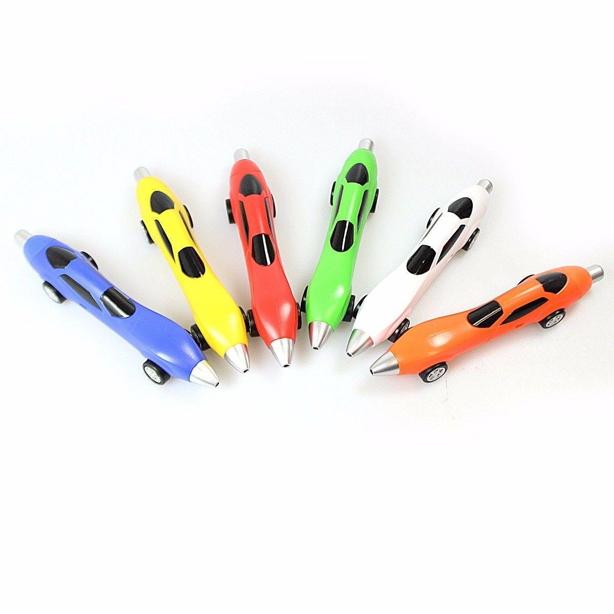 Car Shaped Stationary Pen Assorted Colours 1736 (Parcel Rate)