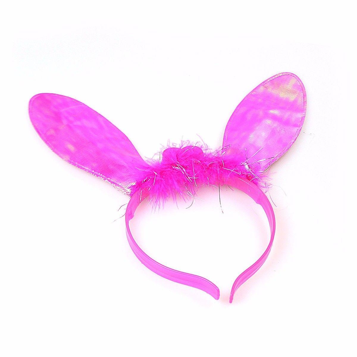 Children's Rabbit Hair Head Band Assorted Colours 3296 (Parcel Rate)