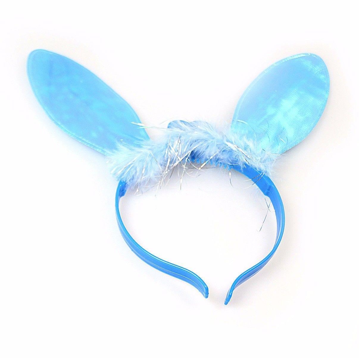 Children's Rabbit Hair Head Band Assorted Colours 3296 (Parcel Rate)