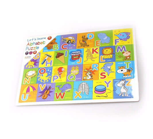 Childrens Lets Learn Alphabet Puzzle Toy 0123 (Parcel Rate)