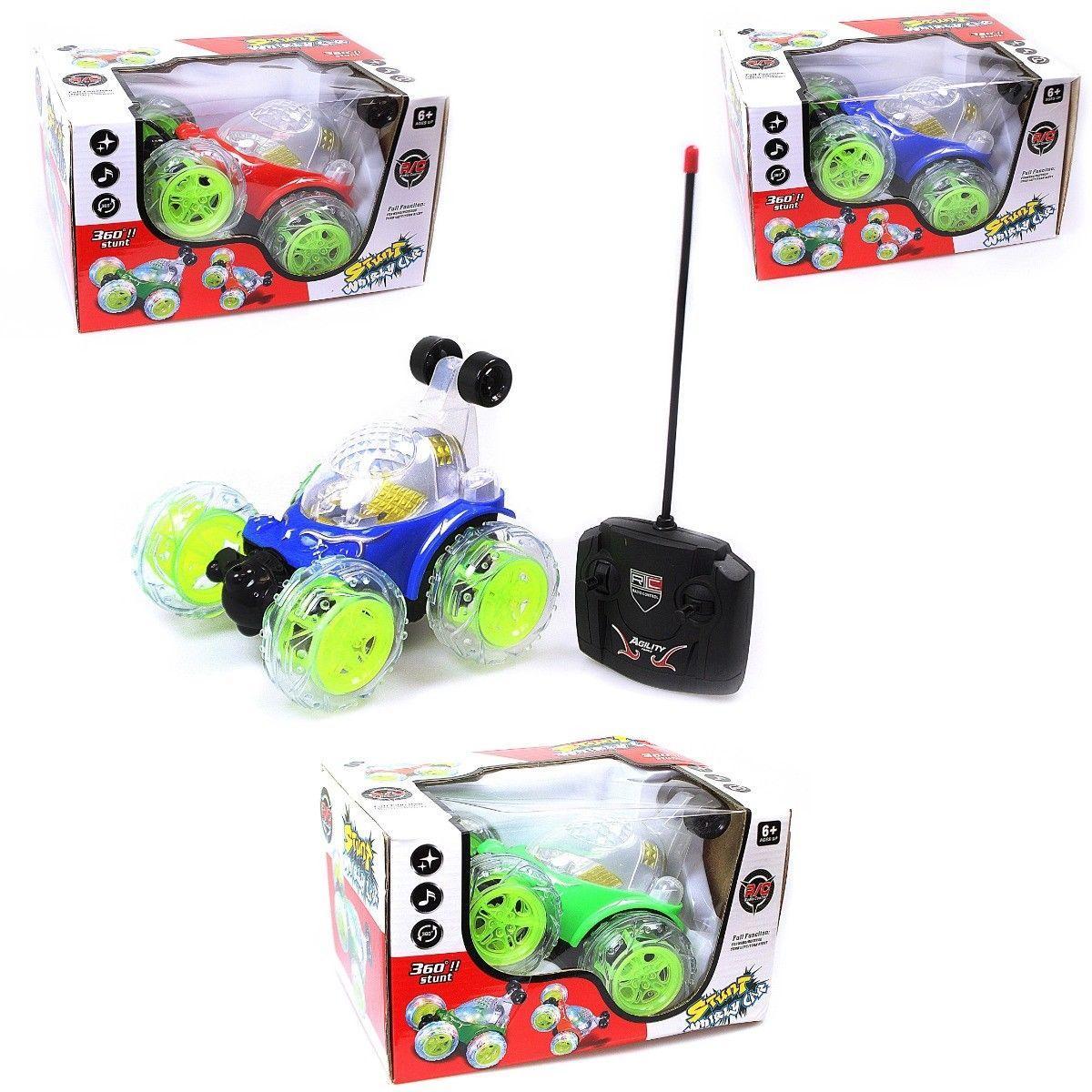 STUNT WHIRLY LIGHT UP 360 STUNT CAR  4171 (Parcel Rate)