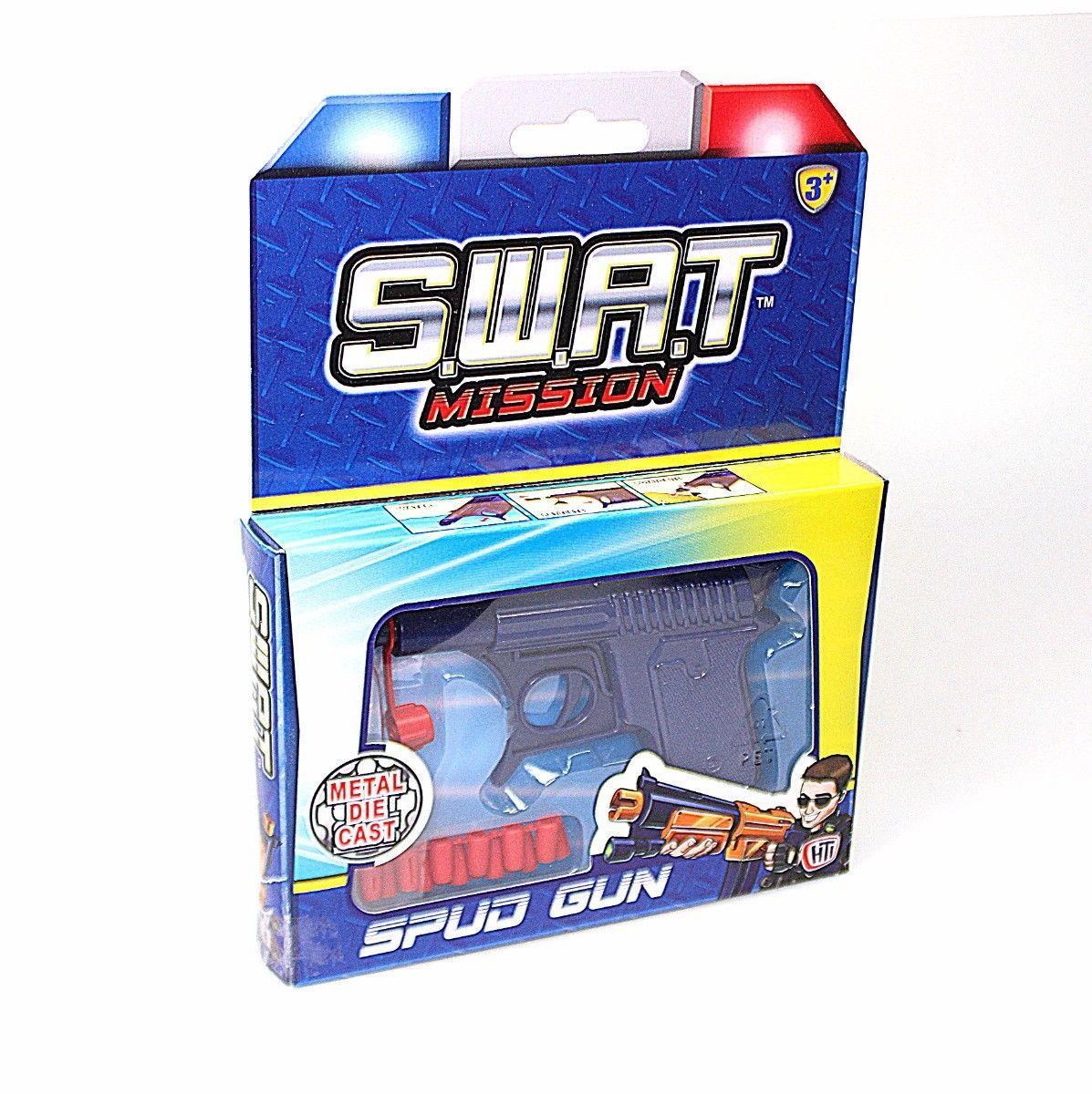 Swat Mission Gun With Rubber Bullets Toy 3+ 0920 (Parcel Rate)