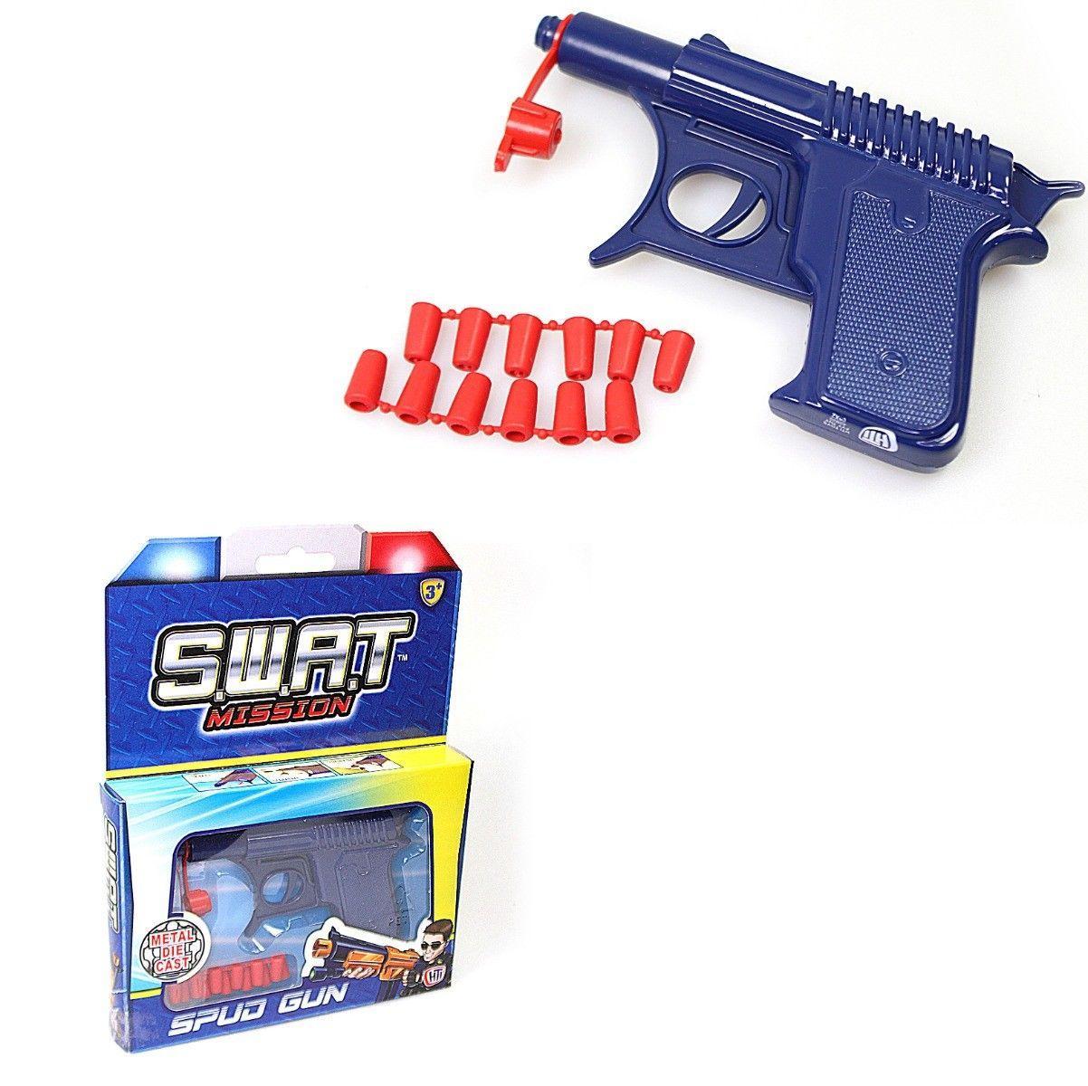 Swat Mission Gun With Rubber Bullets Toy 3+ 0920 (Parcel Rate)