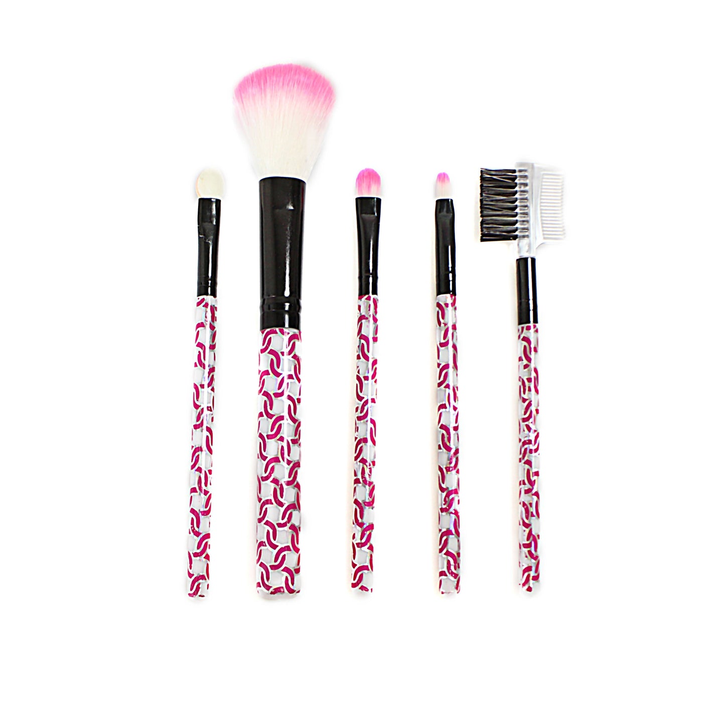 Makeup Cosmetic Brush Set 5 Piece Assorted Colours 2236 (Parcel Rate)