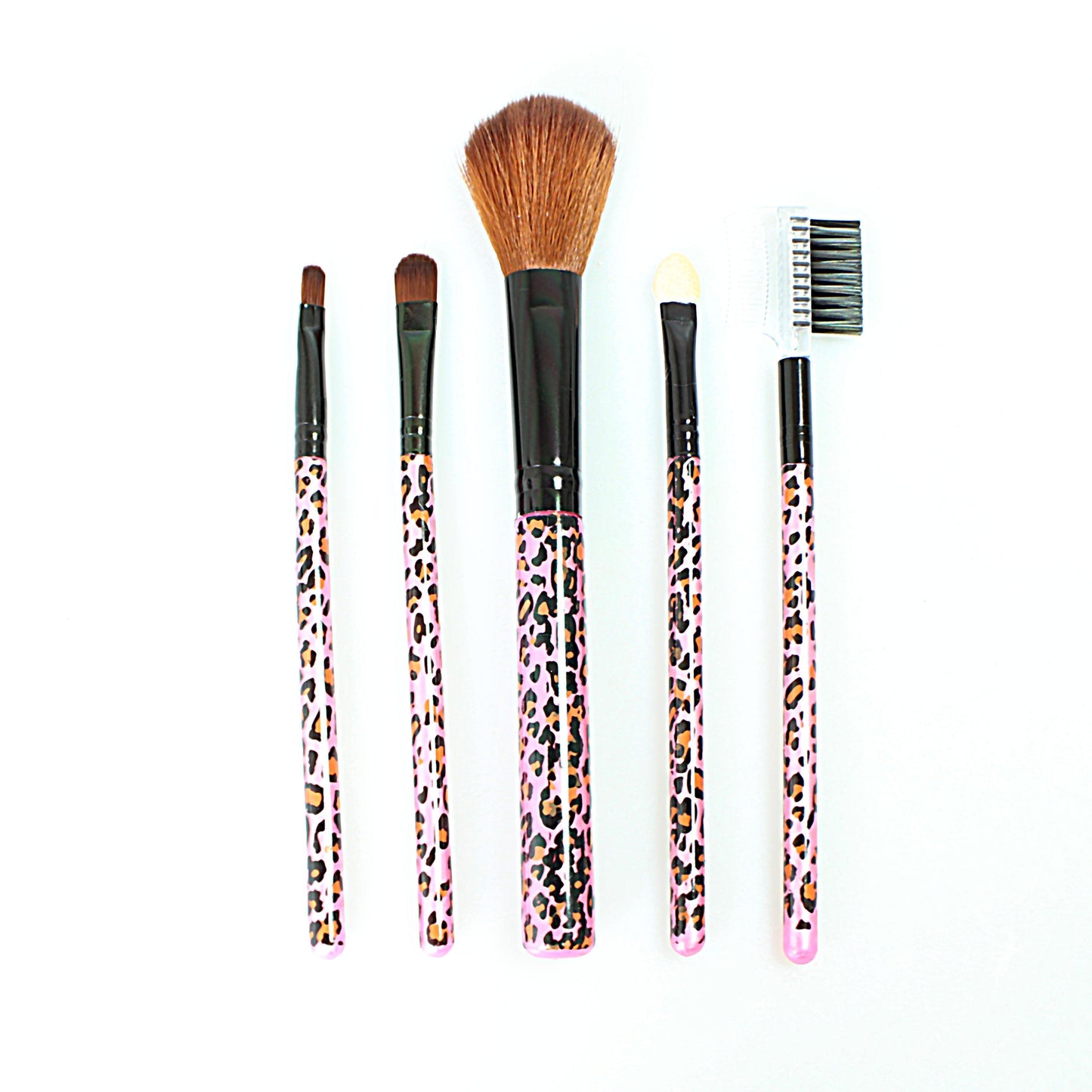 Makeup Cosmetic Brush Set 5 Piece Assorted Colours 2236 (Parcel Rate)