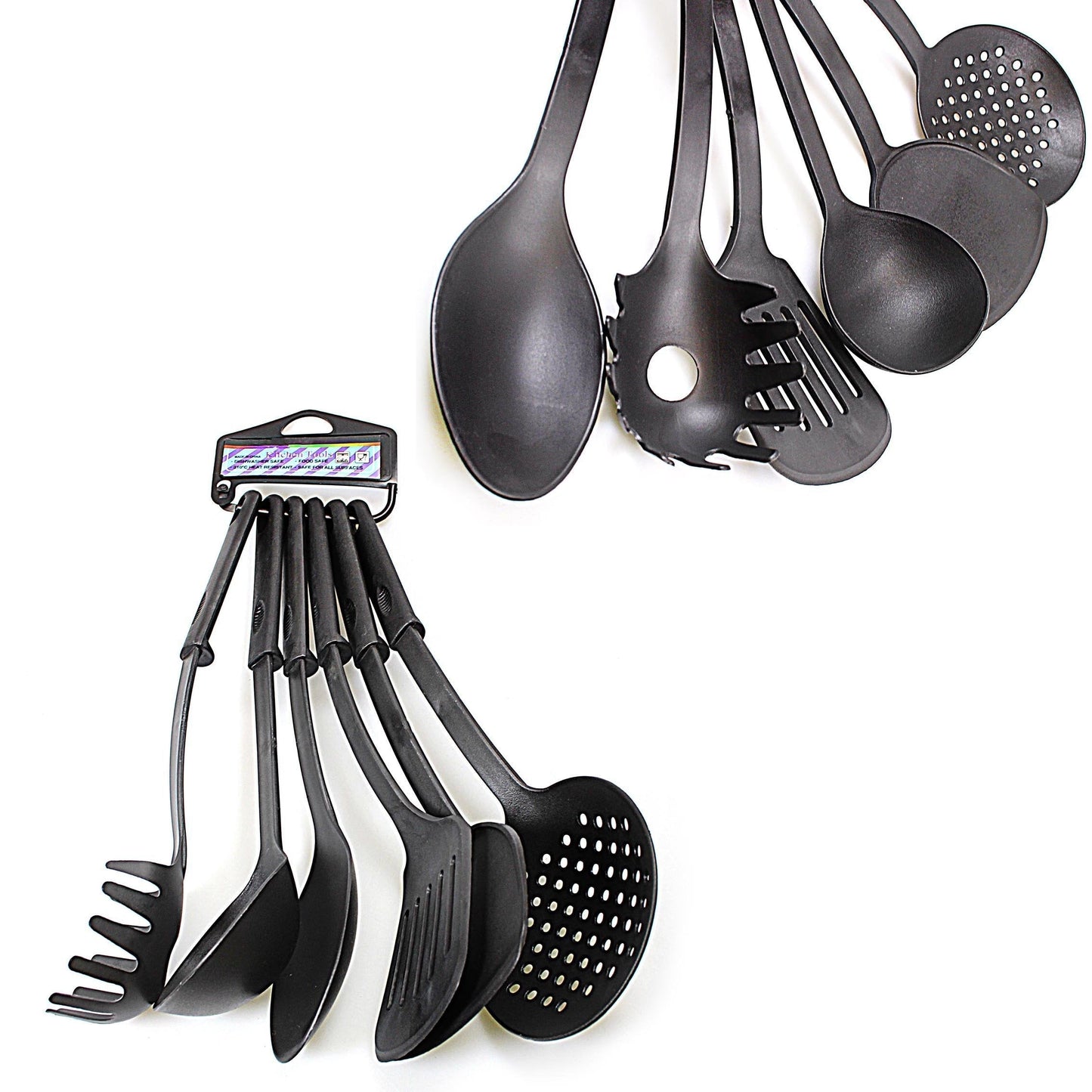 Kitchen Utensils Pack Of 5 Cooking Set Heat Resistant 3007 (Parcel Rate)