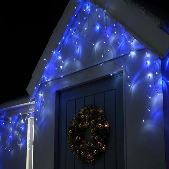 240LED Brilliant Ice White Icicle Lights 6048 (Parcel Rate)