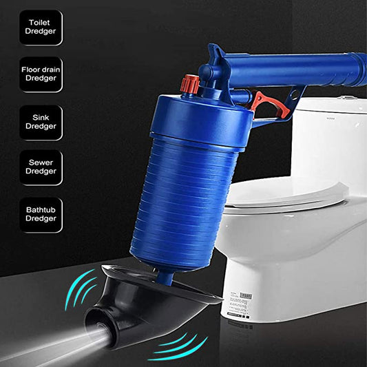 Air Drain Blaster With 4 Size Suckers & Anti Water Paper PAPAOTONG 6667 (Parcel Rate)