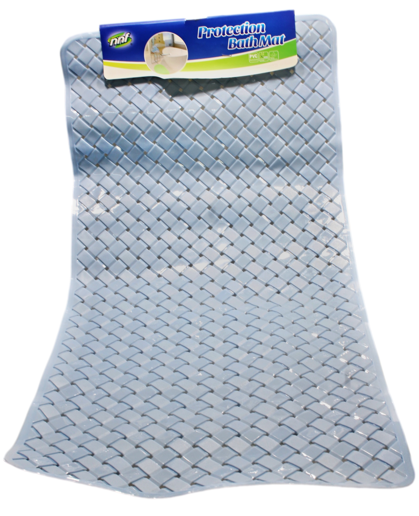 Anti Slip Underlay Style Bathroom Mat 38 x 68cm Assorted Colours 6711 (Parcel Rate)