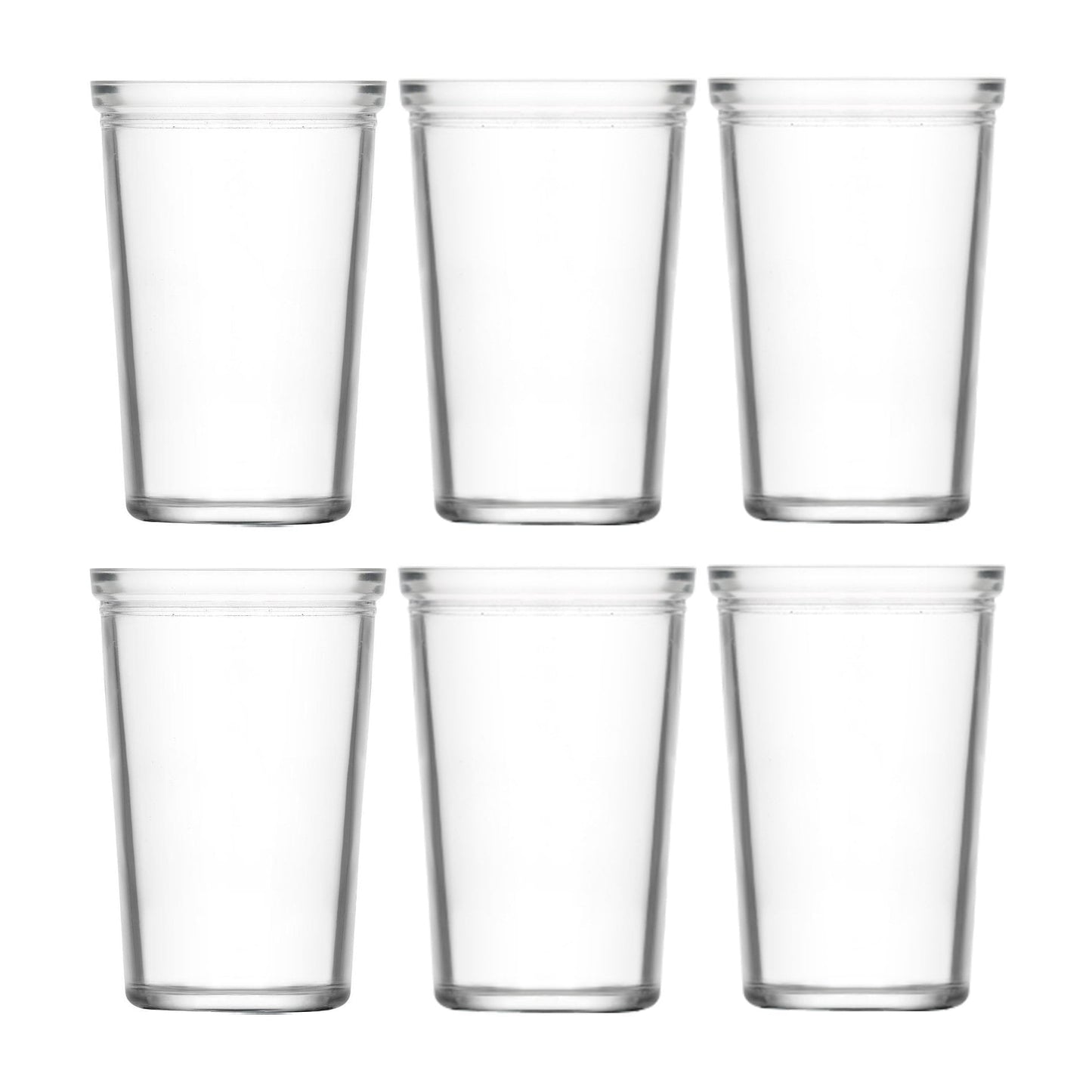 Set Of 6 NATURA 200cc - 6 3/4oz Glasses NTR610 (Parcel Rate)