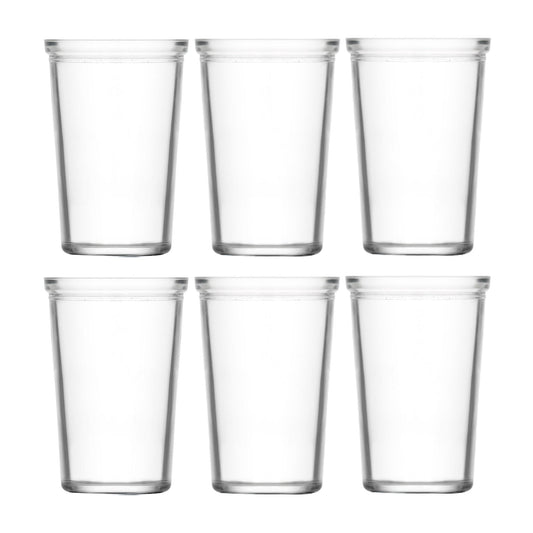 Set Of 6 NATURA 200cc - 6 3/4oz Glasses NTR610 (Parcel Rate)