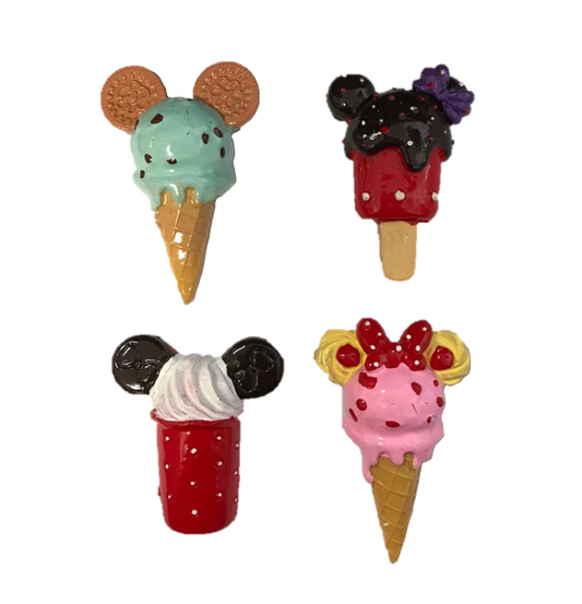 Fridge Magnet Ice Cream Design 7 cm Assorted Designs 7047 (Parcel Rate)