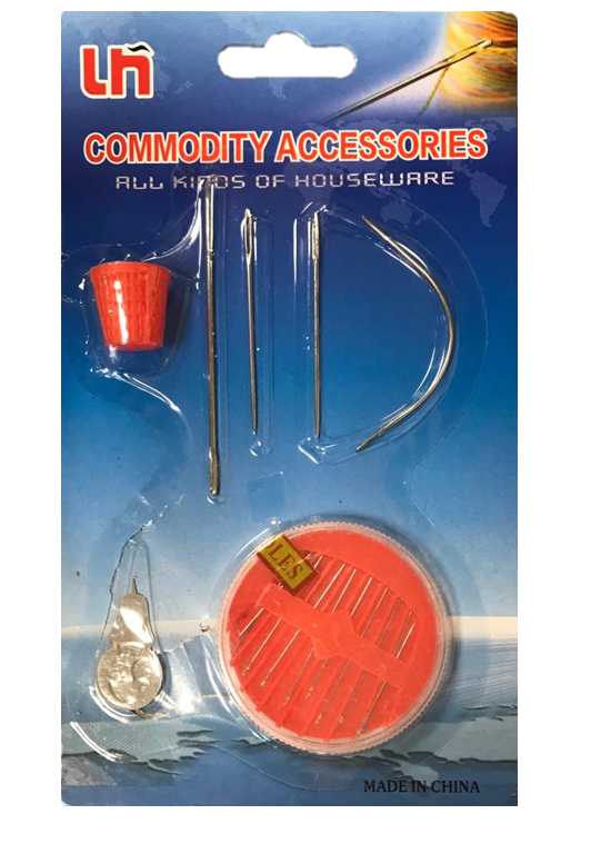 Sewing Needle Set with Thimble 6856 (Parcel Rate)