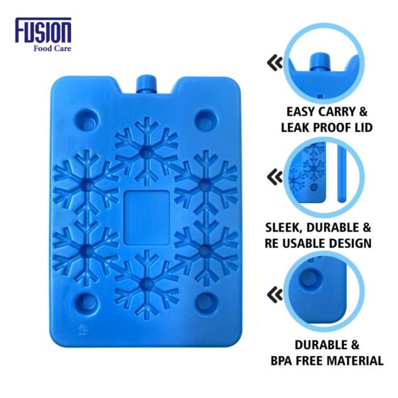 Freezer Ice Pack 24 x 15 x 1.3 cm Set of 4 7329 (Parcel Rate)