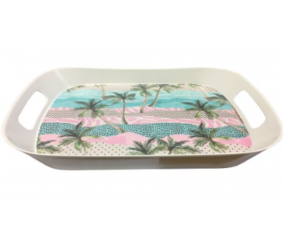 Melamine Rectangle Dip Tray 44 x 30cm Assorted Designs Random Sent  ALB3330 (Parcel Rate)