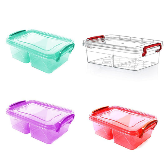 AIR TIGHT ASSORTED COLOUR MINI CONTAINER BOX  AK261 (Parcel Rate)