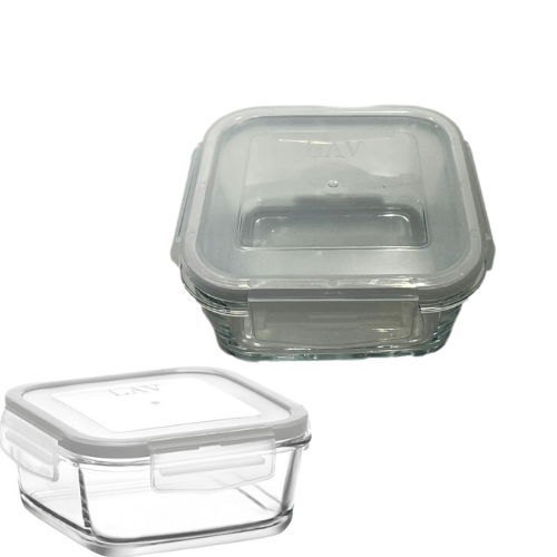 Glass Food Container With Plastic Lid Household Use Kitchen 720cc FRS247KDP (Parcel Rate)