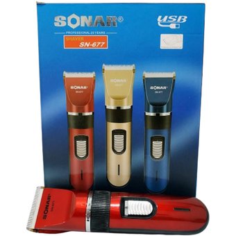 Sonar Shaver With USB Charger Assorted Colours SN-677 9985 (Parcel Rate)