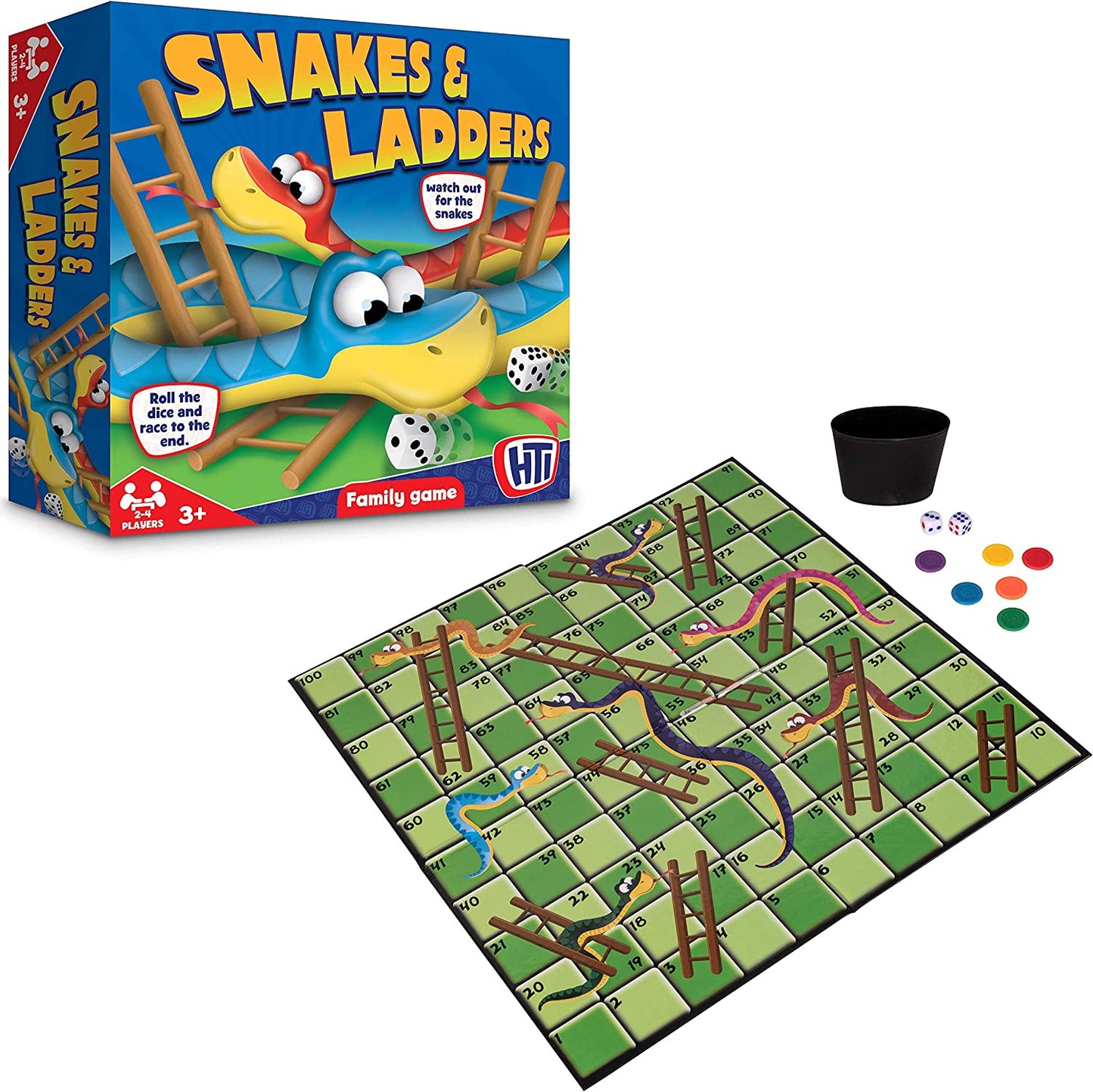 Children's Toy Classic Snakes And Ladders Board Game 1374325 (Parcel Rate)