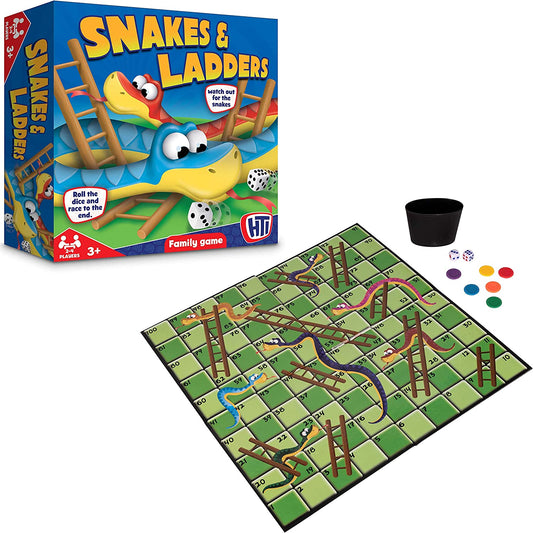 Children's Toy Classic Snakes And Ladders Board Game 1374325 (Parcel Rate)