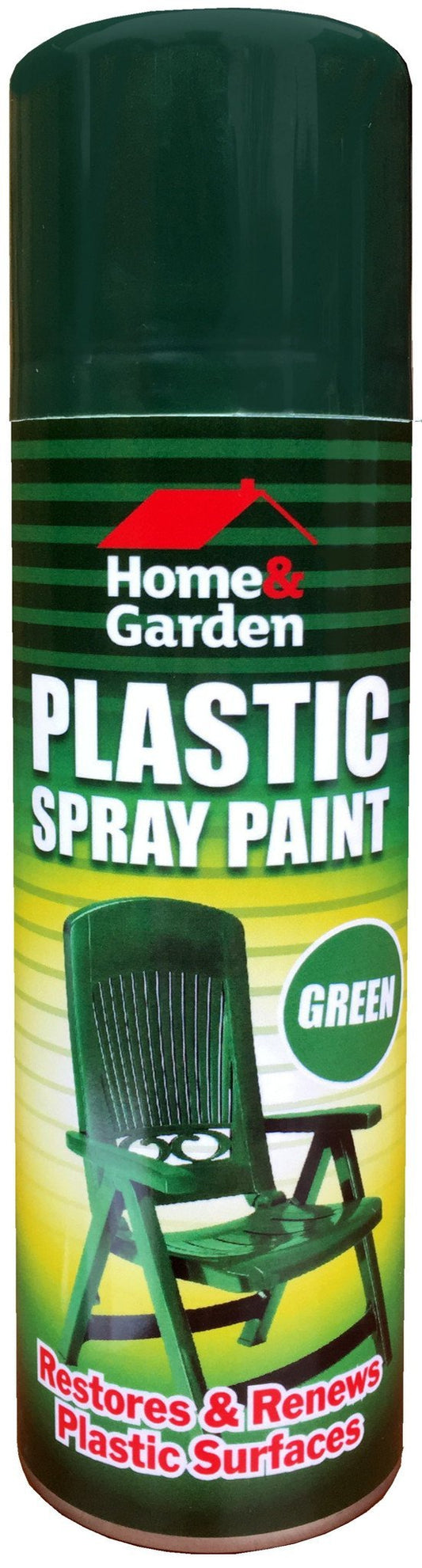 Green Plastic Spray Paint 250ml 9816 (Parcel Rate)