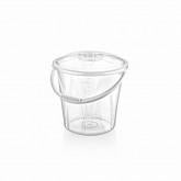 20 Litre Clear Transparent Plastic Bucket MX4046 (Parcel Rate)