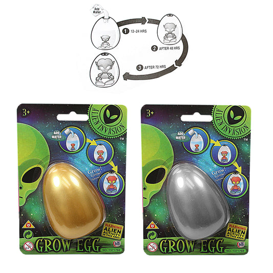 Add Water Alien Invasion Hatching Egg Alien Invasion Gold And Silver 1371768 (Parcel Rate)