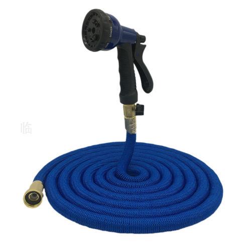 75 FT Heavy Duty Magic Expanding Flexible Expandable Garden Water Hose Pipe Spray Gun 4692 (Parcel Rate)
