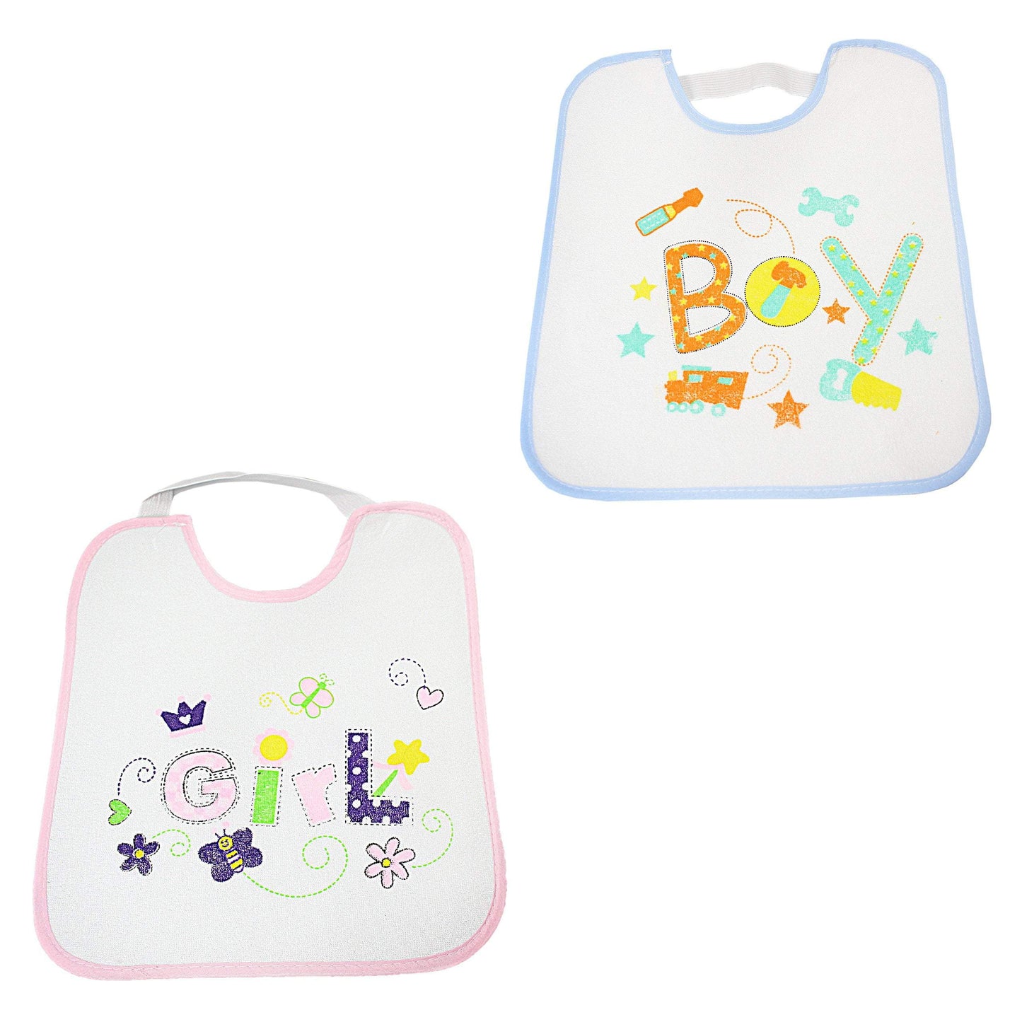 Baby Bib Apron Feeding Bib For Boys And Girls 4980 (Large Letter Rate)