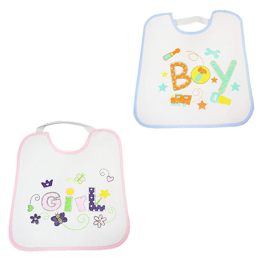 Baby Bib Apron Feeding Bib For Boys And Girls 4980 (Large Letter Rate)
