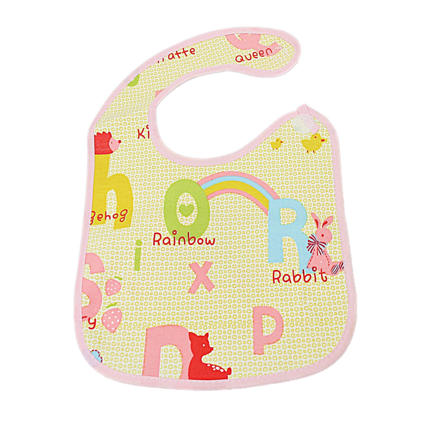 Printed Baby Feeding Waterproof Apron Bib Assorted Designs 4981 (Large Letter Rate)