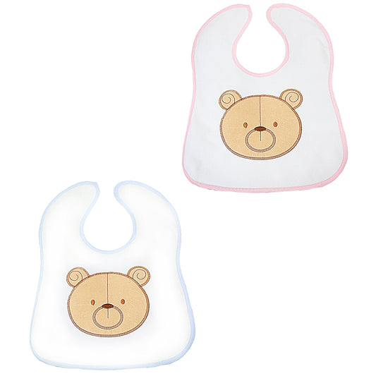 Bear Baby Bib Apron For Boys And Girls Toddlers  4982 (Large Letter Rate)