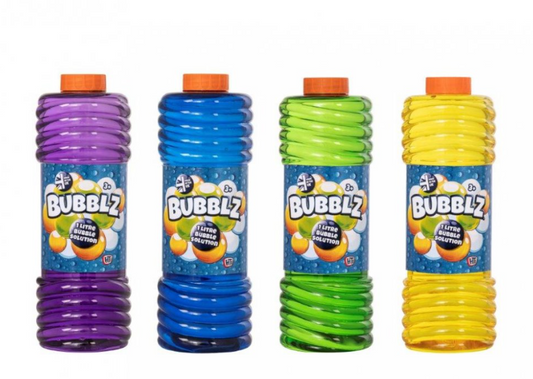 Bubblz Transparent 1 Litre Bottle 1374812 (Parcel Rate)
