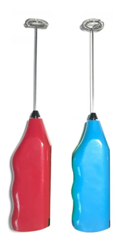 Cappuccino Coffee Milk Electric Frother 19.5 cm Pack of 2 Assorted Colours 7026 (Parcel Rate)