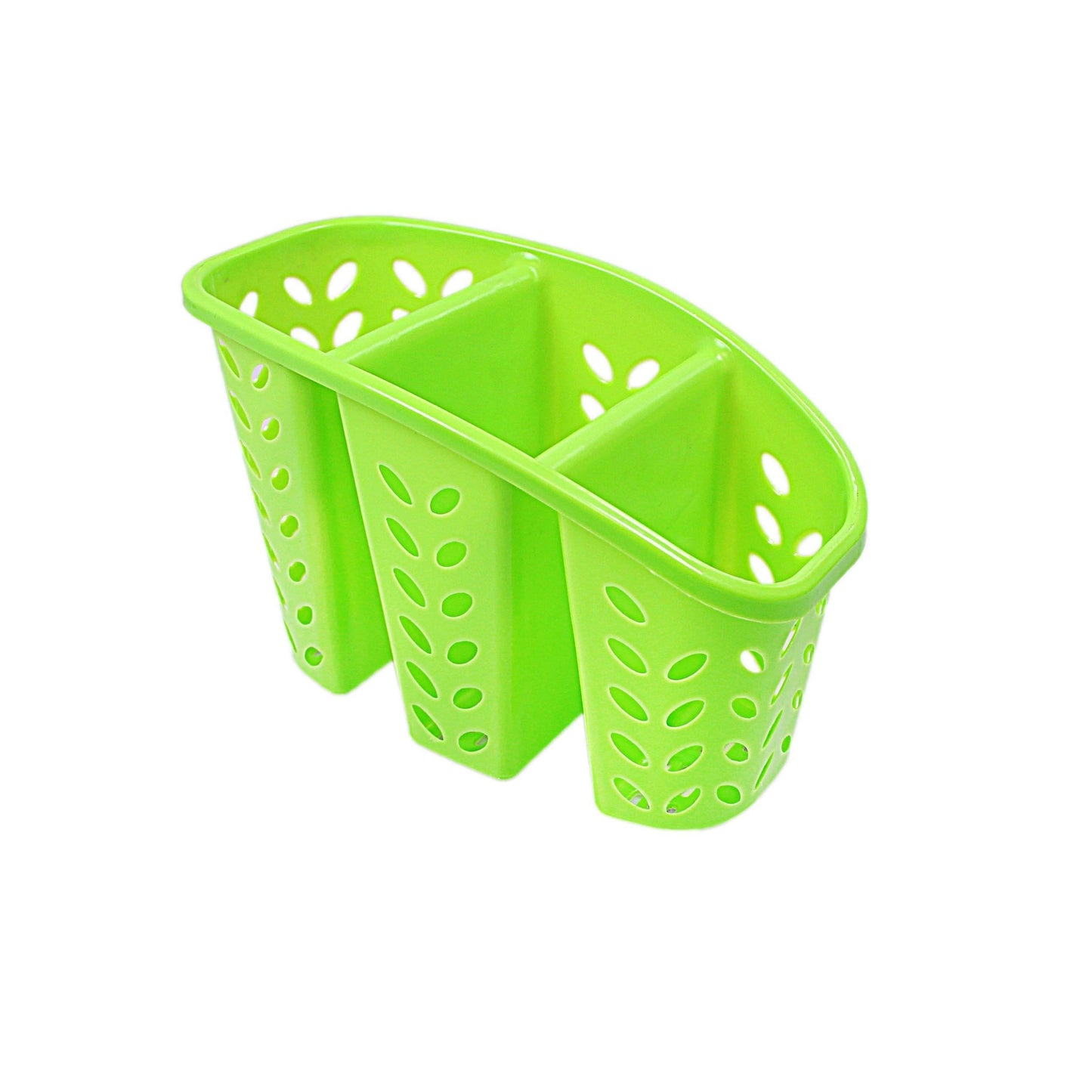 Kitchen Cutlery Knife Fork Spoon Plastic Cage In 3 Colours 0387 (Parcel Rate)