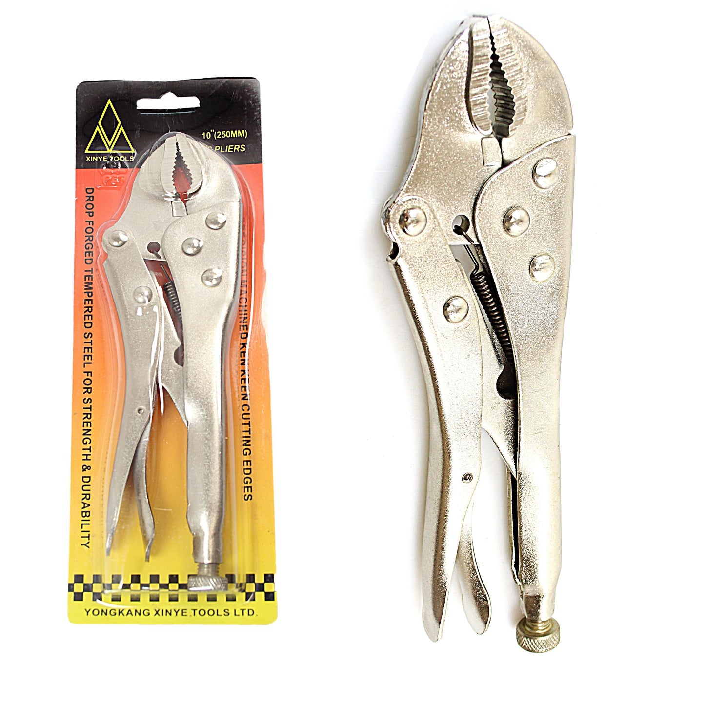 DIY Indoor Outdoor Chrome Locking Pliers 10'' Tool 5016 (Parcel Rate)