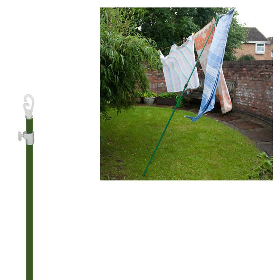 Heavy Duty Line Prop Telescopic Extending Clothes Pole Support Line Prop CP141 (Big Parcel Rate)