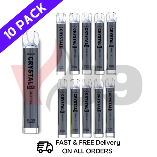 Crystal Bar Bulk Box Of 10 Vape Ske Disposable Wholesale VU9 Wholesale Store Crystal Bar Bulk Box Of 10 Vape Ske Disposable Wholesale VU9 Wholesale Store