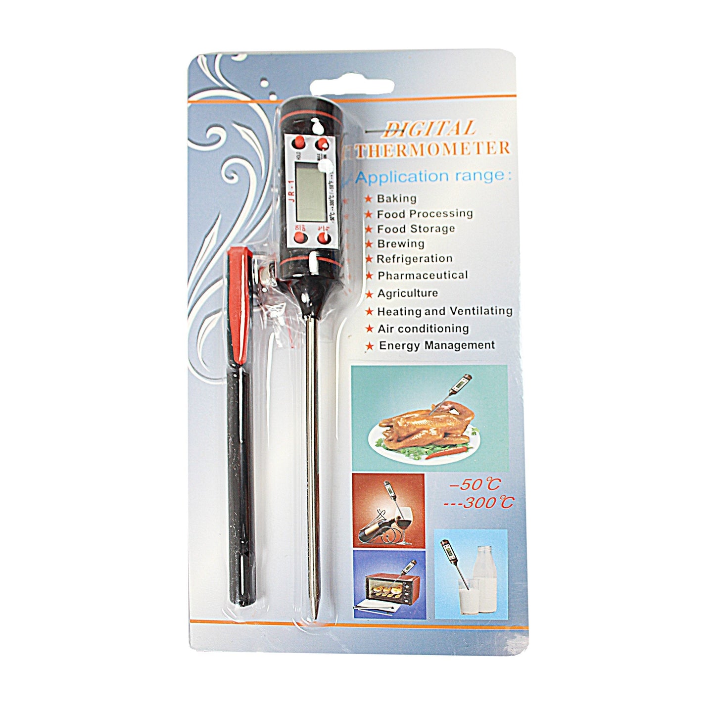 Digital Thermometer Ideal For Baking Temp Air Conditioning Heating And Cooling 4943 (Parcel Rate)